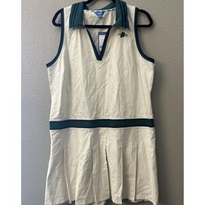 NWT Prince Sports Women's Collared Pickleball Pleated Athletic Sports Dress 2XL